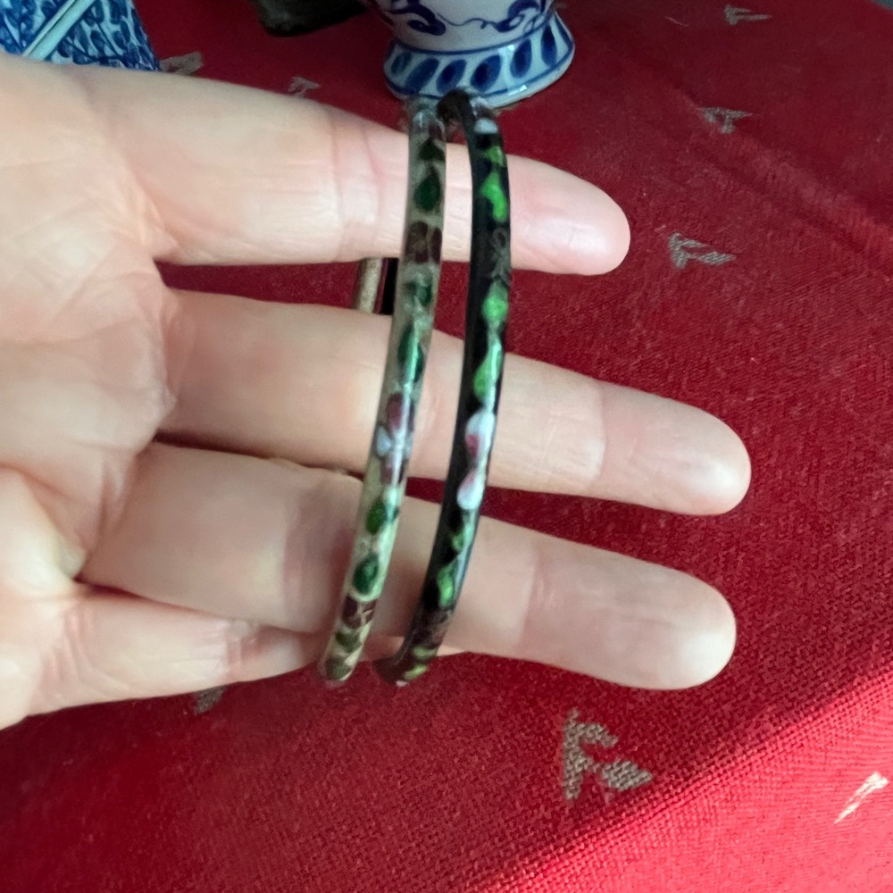 Cloisonné Bangle Set